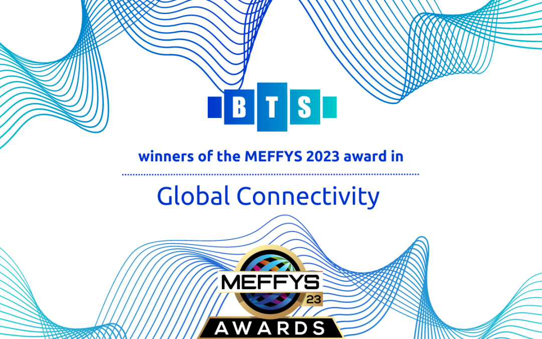 BTS, winners of the MEFFYS 2023 award in Global Connectivity